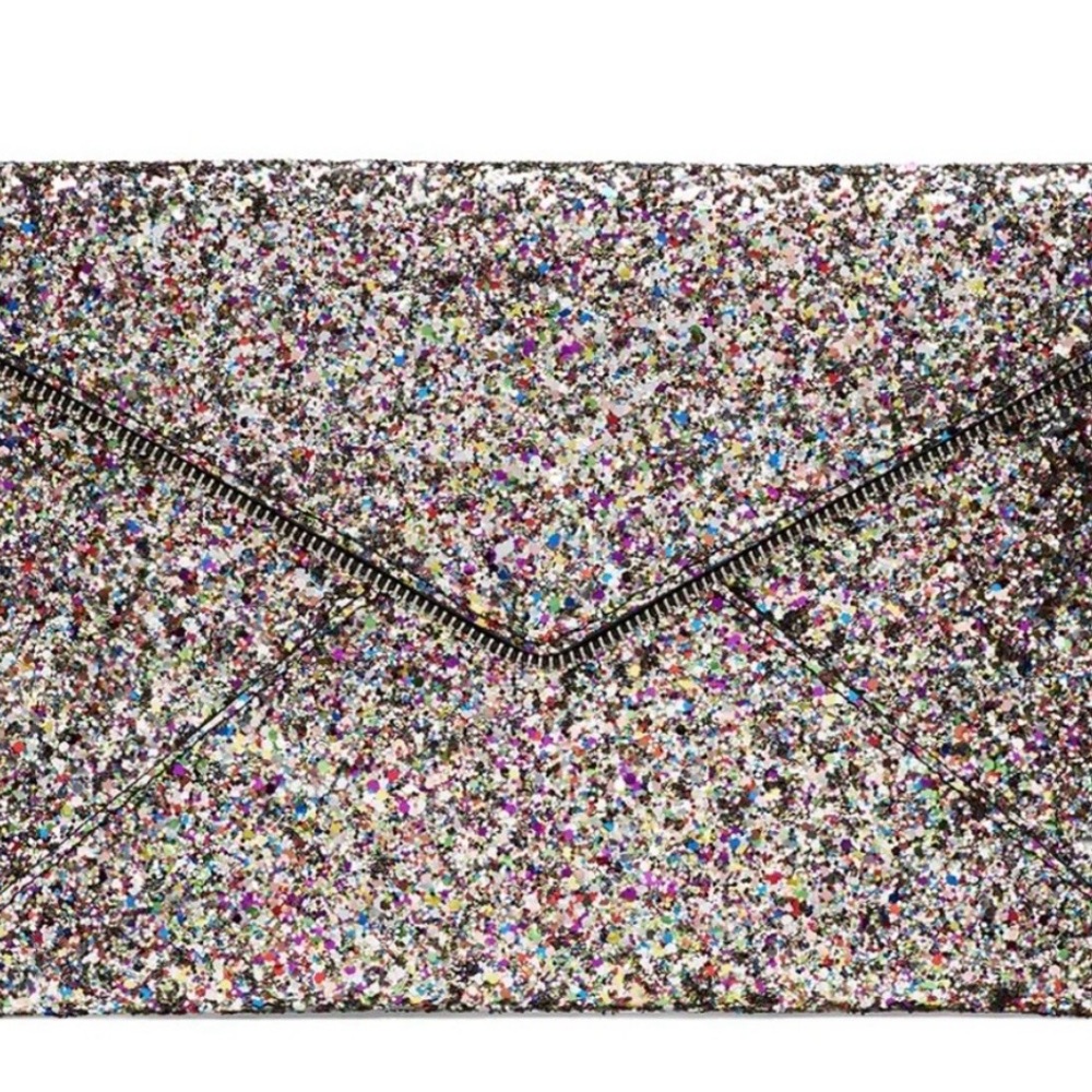Rebecca Minkoff Glitter Multicolor Clutch